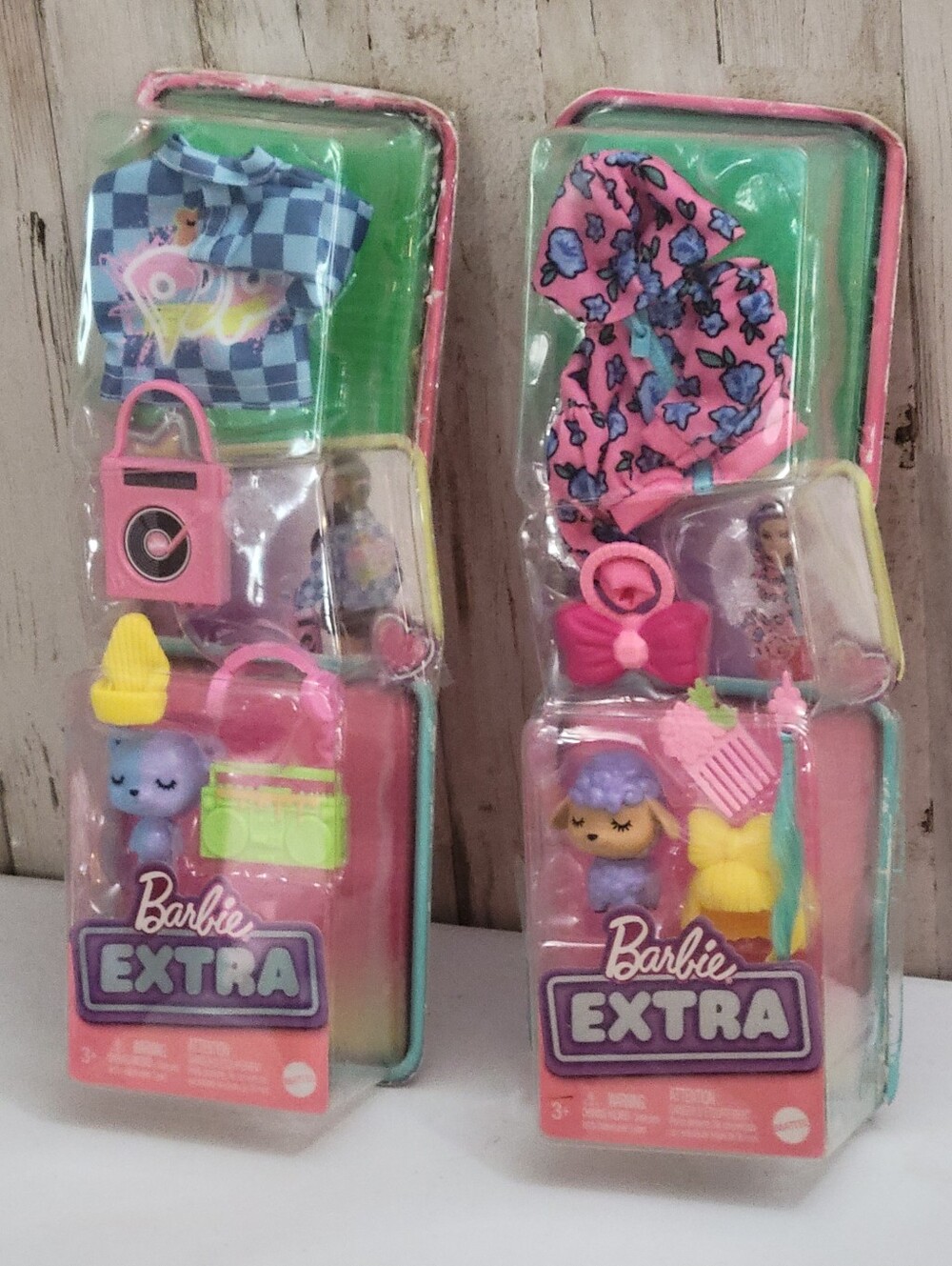 2 Barbie Extra Accessories Packs